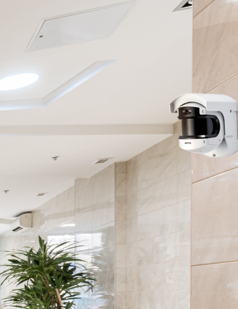 Installed IP Camera Monitoring Device -