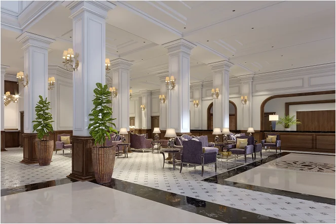 Luxurious Hotel Lobby