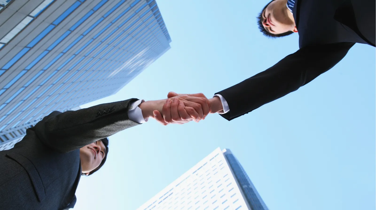 Doing business with DzAani - Business partners shaking hands